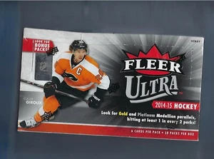2014-15 Fleer Ultra NHL caja de hockey hobby sellado de fábrica 18 paquetes automáticos ? - Imagen 1 de 2