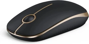 Wireless Mouse, 2.4G Slim Portable Computer Mouse with Nano Receiver Quiet Silen - Picture 1 of 12