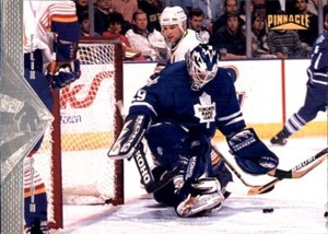 1996-97 Pinnacle PREMIUM STOCK #96 Felix Potvin TORONTO MAPLE LEAFS