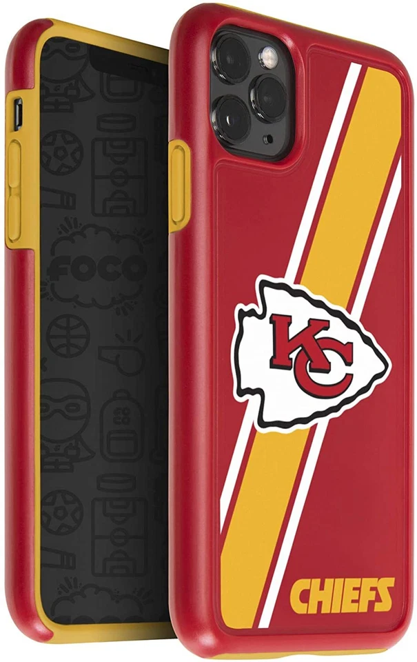 Funda híbrida FOCO NFL Kansas City Chiefs para iPhone 11 Pro, X y XS (5,8") Foto 1 de 1