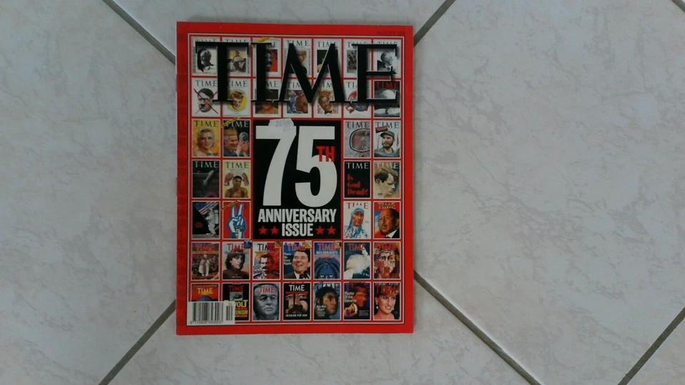 vintage magazine-TIME INTERNATIONAL-75th ANNIVERSARY-march 1998-free shipping! - Image 1 of 1