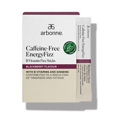 Arbonne Blackberry Fizz Caffeine-Free Sticks Energy 30 sticks new Boxed 11/24