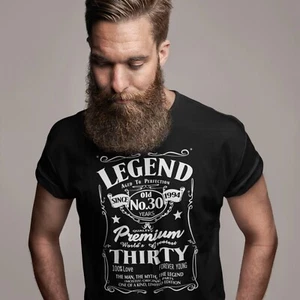 Geschenkideen zum 30. Geburtstag für Männer Legende 1995 Herren T-Shirt, Herren Geburtstag TShirt - Bild 1 von 18