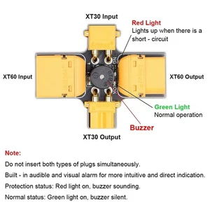 XT30/XT60 Smoke Stopper Fuse Test Safety Plug Short-circuit Protection Plug - Picture 1 of 3