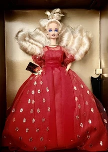 Remarkable 1991 Vintage Blonde Barbie, Evening Flame 1865, NEW NRFB - Picture 1 of 8