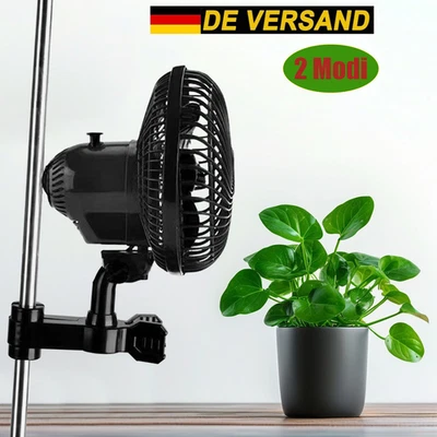 Mini Clip Ventilator für kleine Growbox tragbarer Lüfter mit 2 Geschwindigkeiten - Bild 1 von 4