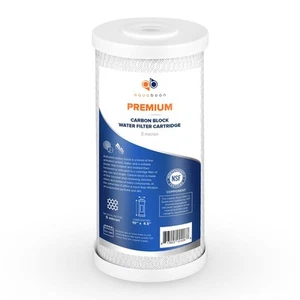 5 Micron 10 x 4.5 Premium Carbon Filter Cartridge Whole House CTO Block Water... - Picture 1 of 7