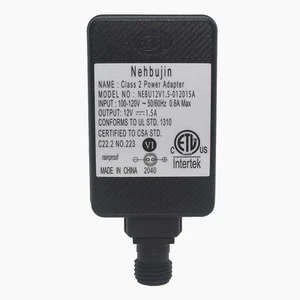 12V 1.5A Class 2 Power Supply, IP44 LED Transformer Yard Inflatable Adapter f... - Picture 1 of 6