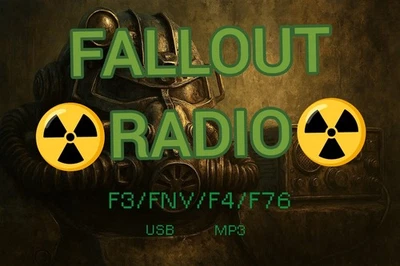 FALLOUT Radio ☢️ USB MP3 ☢️ F3/FNV/F4/F76 Collection Playlists With/Without DJs  - Image 1 of 2