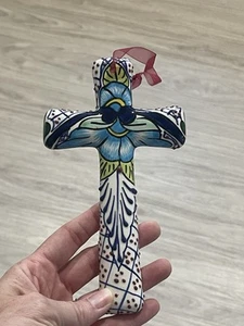 Disney Televera Cross Made In Mexico Signed AIBA Or A/BA wall Art 7.5” X 4” - Picture 1 of 6
