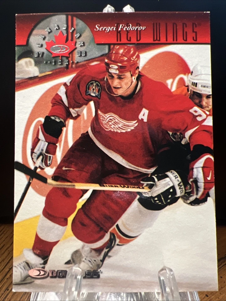 1997-98 Sergei Fedorov Donruss Canadian Ice - Detroit Red Wings - Image 1 of 2