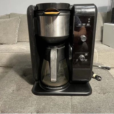 Ninja Coffee Maker CP301 Glass Carafe Basket Filter Multi-Serve Brewer Black - Image 1 of 4