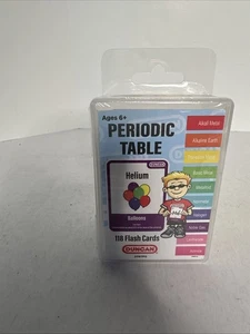 Periodic Table Flash Cards By Duncan, 118 Cards, Math, Ages +, 3.25" x 2.5", New - Picture 1 of 2