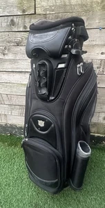 Wilson Staff 14 Way Kart Bag Black Preloved - Picture 1 of 14