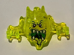 LEGO Trans-Neon Green Headgear Mask Ninjago Skreemer 19861pb02 / Set 70736 70732 - Imagen 1 de 1