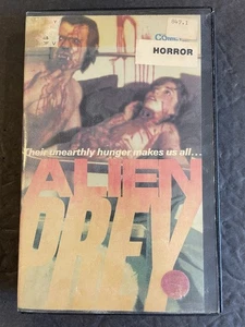 Alien Prey VHS Rare Horror Big Box Comet Video Former Rental Tested Plays Great - Picture 1 of 5