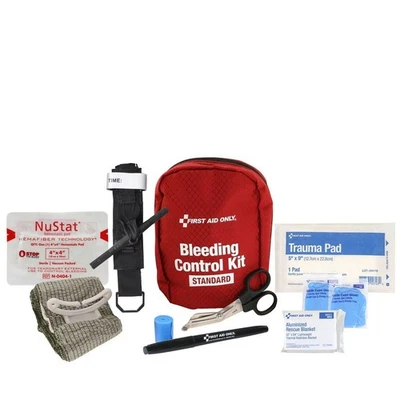 First Aid Only 91136 Fabric Case Standard Pro Bleeding Control Kit New - Image 1 of 4