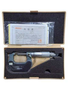 Mitutoyo 125-104 Screw Thread Micrometer 0-25mm (2~3mm/ U 13~9TPI Thread) - Picture 1 of 2