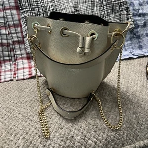 Diva’s Bucket Bag Damen Neu ohne Etikett Made In Italy - Beige - Bild 1 von 6