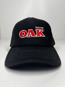 OAK Flavoured Milk Drink cap hat black trucker adjustable one size fits most - Picture 1 of 12