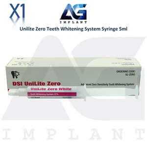 Jeringa sistema blanqueamiento dental Unilite Zero 5 ml eliminar decoloración - Imagen 1 de 5