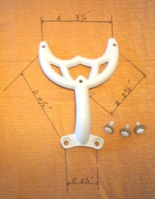 36” & 42” WHITE CEILING FAN BLADE ARM REPLACEMENT BRACKET GENUINE OEM - Image 1 of 4