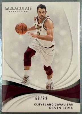 KEVIN LOVE 2018-19 Panini Immaculate Collection 68/99 - Image 1 of 2