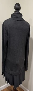Soft Surroundings Turtleneck Sweater Dress Pleated Skirt Long Sleeve Size Large - Picture 1 of 10