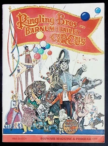 1969 Ringling Bros. Barnum & Bailey Circus Program Lions Tigers Clowns - Picture 1 of 14