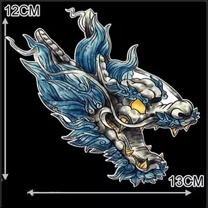 CAR HOOD SIDE FENDER MOTORCYCLE CHINESE DRAGON DECORATION DECALS STICKER - Picture 1 of 1