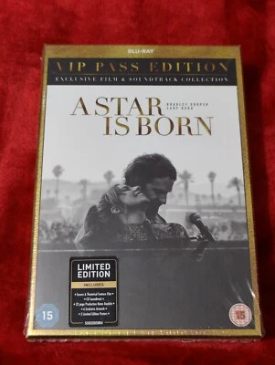 A STAR IS BORN BLU RAY VIP PASS EDITION + CD BOX SET LADY GAGA BRAND NEW SEALED - Image 1 of 2
