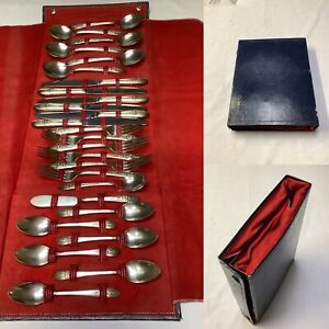 VTG Wm Rogers Mfg Co Extra Plate. Service For 6 Silver Plate Flatware . 26 pcs
