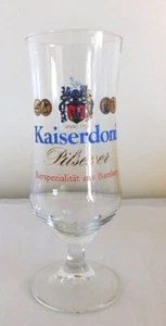 Vaso de cerveza Kaiserdom Pilsener - 6-1/2" de alto - aproximadamente 8 oz. - Marcado 0,2 L (#3) - Imagen 1 de 4