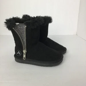 Airwalk Girl's Kid Boots Ankle Winter Booties Shoes Footwear Black Size 6 - Picture 1 of 8