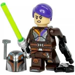 new LEGO Star Wars Sabine Wren Minifig from Ahsoka Tano's T-6 Jedi Shuttle 75362 - Picture 1 of 3