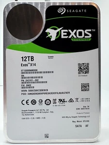 Seagate Exos X14 12TB interne Festplatte ST12000NM0008 3,5 Zoll SATA3 - Bild 1 von 4