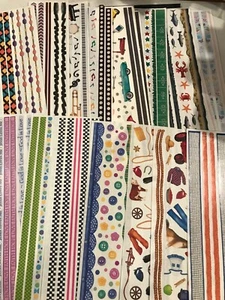 MEMORIAS CREATIVAS Pegatinas Gran Longitud (12"x3") 105 VARIEDADES, ¡¡TÚ ELIGES!! ACTUALIZADO - Imagen 1 de 111