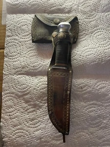 Vintage Kinfolks Hatchet and Knife Combo with Sheath - Picture 1 of 15