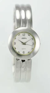 Aspen Womens Watch Stainless Silver Steel Water Resistant Battery White Quartz - Picture 1 of 3