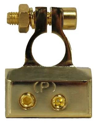 Raptor Pro Series Gold Plated 1/0 or 4AWG to 8AWG Positive Battery Terminal RBT - Image 1 of 4