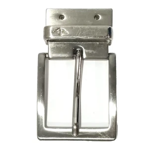 Dockers Reversible Chrome Belt Buckle Fits Up To 1⅜" Belt Buckle ONLY NO Belt - Picture 1 of 6