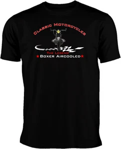 Motocicleta Clásica BMW Boxer Camiseta Doble Antigua - Imagen 1 de 6