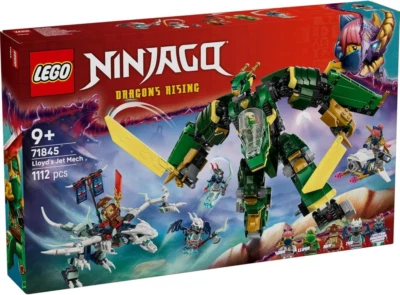 Boneco de ação LEGO NINJAGO 71845 Lloyd's Green Jet Mech brinquedo - Imagem 1 de 4