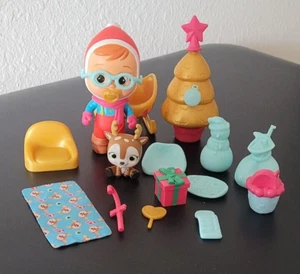 Cry Babies Magic Tears Weihnachtsbaum Geschenke Liste Schlitten Rentier Haustier IMC Spielzeug - Bild 1 von 7