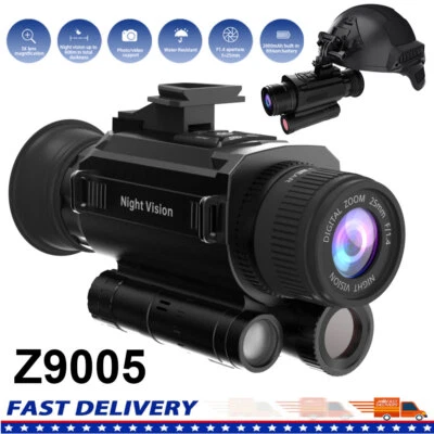 Z9005 Tactical 600m Lighting Monocular Infrared Night Vision Device 40MP 5x Zoom - Image 1 of 4
