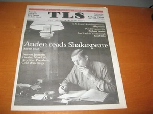 2001 TLS W.H. Auden, John Gross, Isaiah Berlin, Karl Miller, Ruth Scurr, Others - Picture 1 of 2