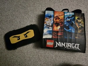 LEGO Ninjago Battle Mat Arena Portable Storage Carry Case + 2nd Plastic Storage - Picture 1 of 8