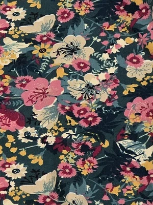 Leggings Lularoe TC - NUEVOS SIN ETIQUETAS - Estampado Floral Geométrico - Verde, Amarillo, Tostado, Rosa Foto 1 de 3