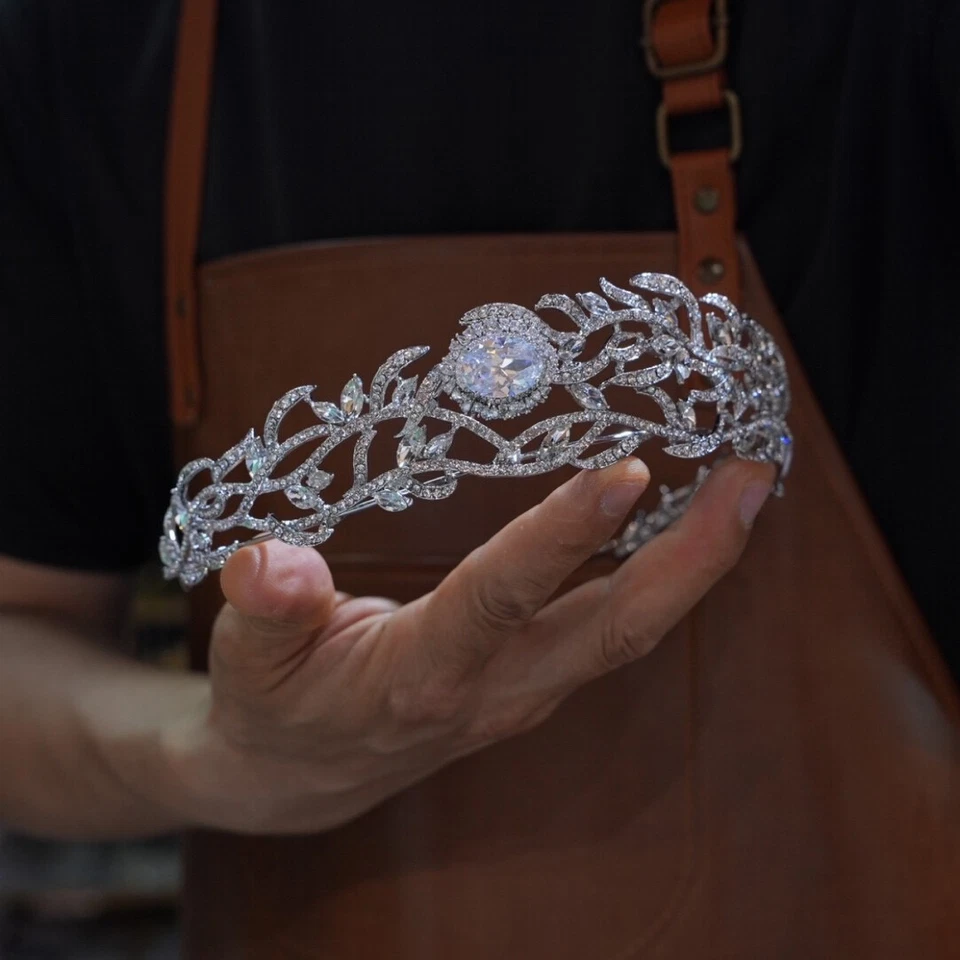 Elegante acessório de cabelo Phoenix casamento tiaras coroa cabeceiras noiva - Imagem 1 de 4