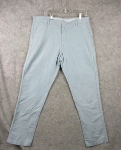 Lanai Collection Hose Herren 36 Fit 38 Blau Chino Leinen Baumwolle Taschen Freizeit Neu mit Etikett - Bild 1 von 16